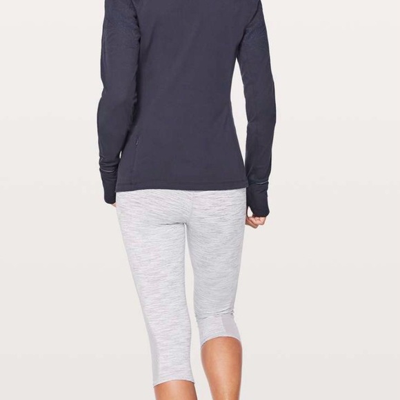 Lululemon Toasty Tech 1/2 Zip Navy Blue Sz 8 - Picture 2 of 6